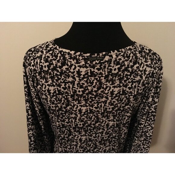 Michael Kors Black & Gray Patterned Top, Size Small, NWT! - Picture 6 of 6